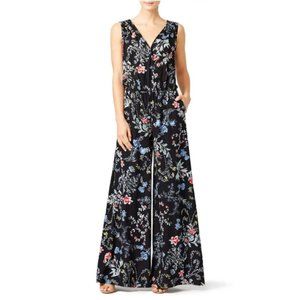 ParkerNY Floral Jumpsuit with open back